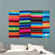 mexican blankets 3 Wall Mural