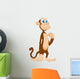 Cute Monkey Cartoon Wall Decal