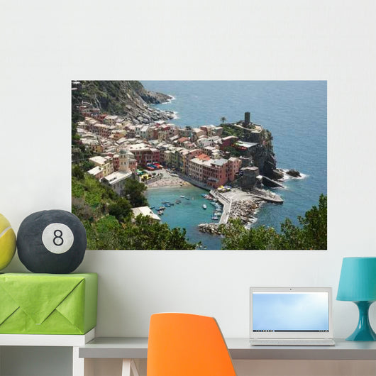 Cinque Terre Liguria Bay Wall Decal