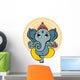 Hindu God Ganesha. Wall Decal