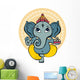 Hindu God Ganesha. Wall Decal
