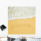 Summer Written Sandy Tropical Wall Decal
