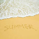 Summer Written Sandy Tropical Wall Decal