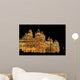 Mysore Palace in India illuminated at night Wall Mural