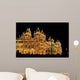 Mysore Palace in India illuminated at night Wall Mural