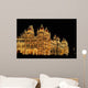 Mysore Palace in India illuminated at night Wall Mural