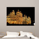 Mysore Palace in India illuminated at night Wall Mural