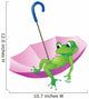 Frog and Umbrella Wall Decal