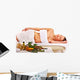 Woman getting spa treatment . Wall Mural