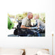 Dad Play with Son Wall Decal