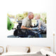 Dad Play with Son Wall Decal