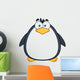 Cute Penguin Cartoon Mascot Character Wall Decal
