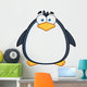 Cute Penguin Cartoon Mascot Character Wall Decal