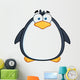 Cute Penguin Cartoon Mascot Character Wall Decal