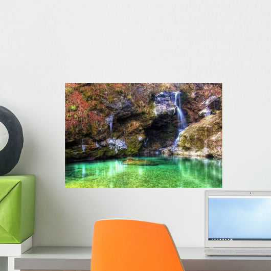 Beautiful Colorful Waterfall Wall Decal