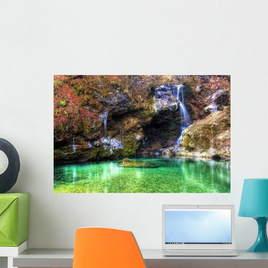 Beautiful Colorful Waterfall Wall Decal