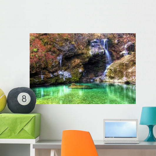 Beautiful Colorful Waterfall Wall Decal
