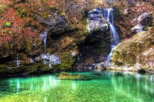 Beautiful Colorful Waterfall Wall Decal