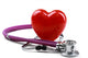 Red Heart and Stethoscope Wall Decal