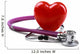 Red Heart and Stethoscope Wall Decal