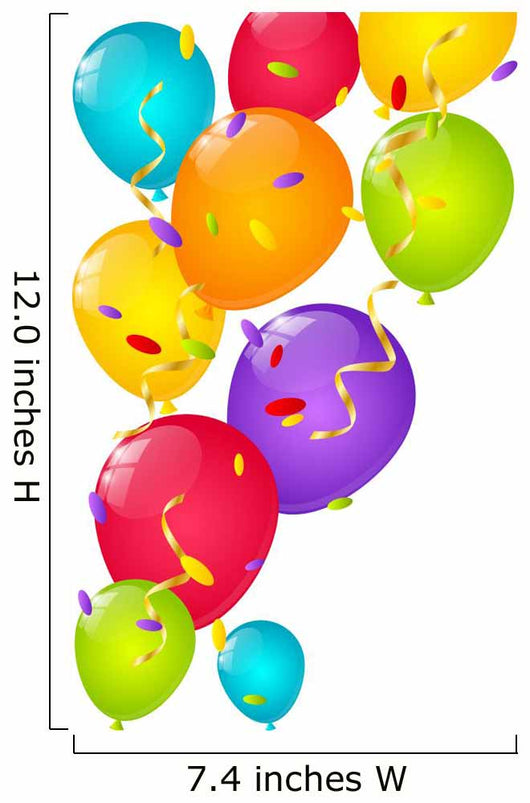 Color Balloons for Your Wall Decal