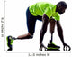 Handicapped Man Joggers Starting