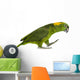 Yellow-naped Parrot (6 Years Old) Walking, Isolated on White Wall Decal