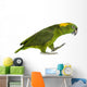 Yellow-naped Parrot (6 Years Old) Walking, Isolated on White Wall Decal