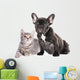 Cat and Dog British Wall Decal