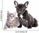 Cat and Dog British Wall Decal