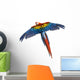Scarlet Macaw Flying
