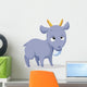 Cute Baby Goat Cartoon Wall Decal