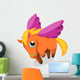 Cute Baby Fly Horse Cartoon Wall Decal