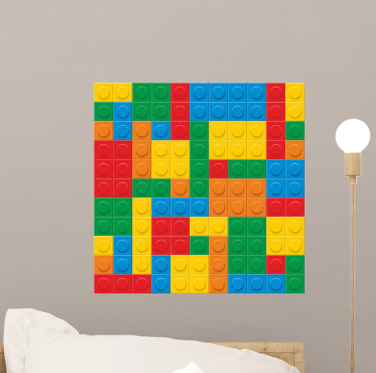 Seamless Vector Plastic Construction Wall Decal