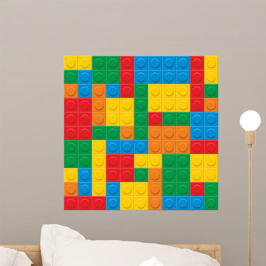 Seamless Vector Plastic Construction Wall Decal