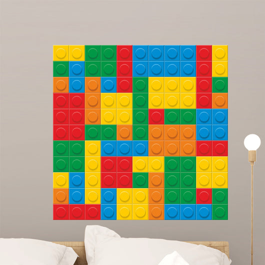 Seamless Vector Plastic Construction Wall Decal