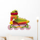 Veggie roller. Wall Decal