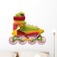 Veggie roller. Wall Decal