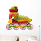 Veggie roller. Wall Decal