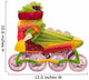 Veggie roller. Wall Decal