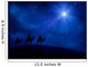 Three wise men and star Wall Mural