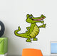 Crocodile Animal Cartoon Illustration Wall Decal