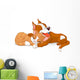 Dog and cat Wall Decal