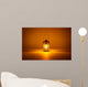 Burning Kerosene Lamp Concept