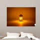 Burning Kerosene Lamp Concept
