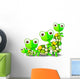 Cute Turtles Family Wall Decal