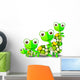 Cute Turtles Family Wall Decal