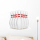 Bowling Pins Wall Decal