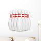 Bowling Pins Wall Decal