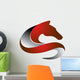 horse logo,silhouette shape,pet symbol,business icon Wall Decal